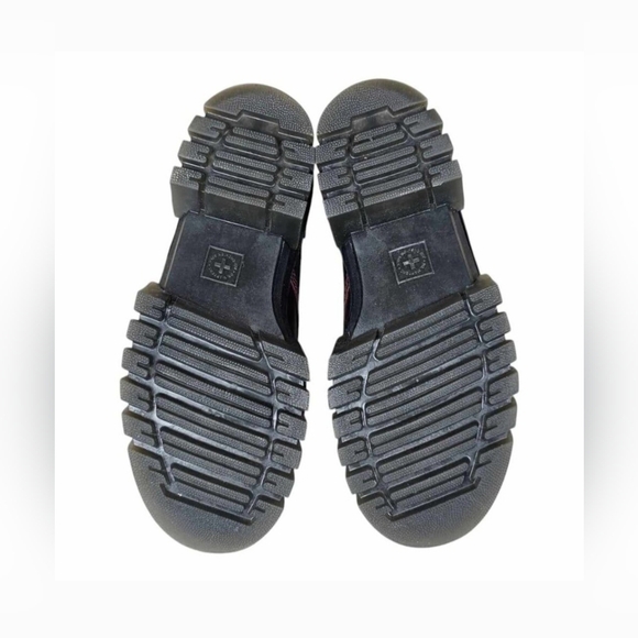 Dr. Martens Audrick Burgundy  Leather Platform Boots Size 39 US 8 - Picture 8 of 14